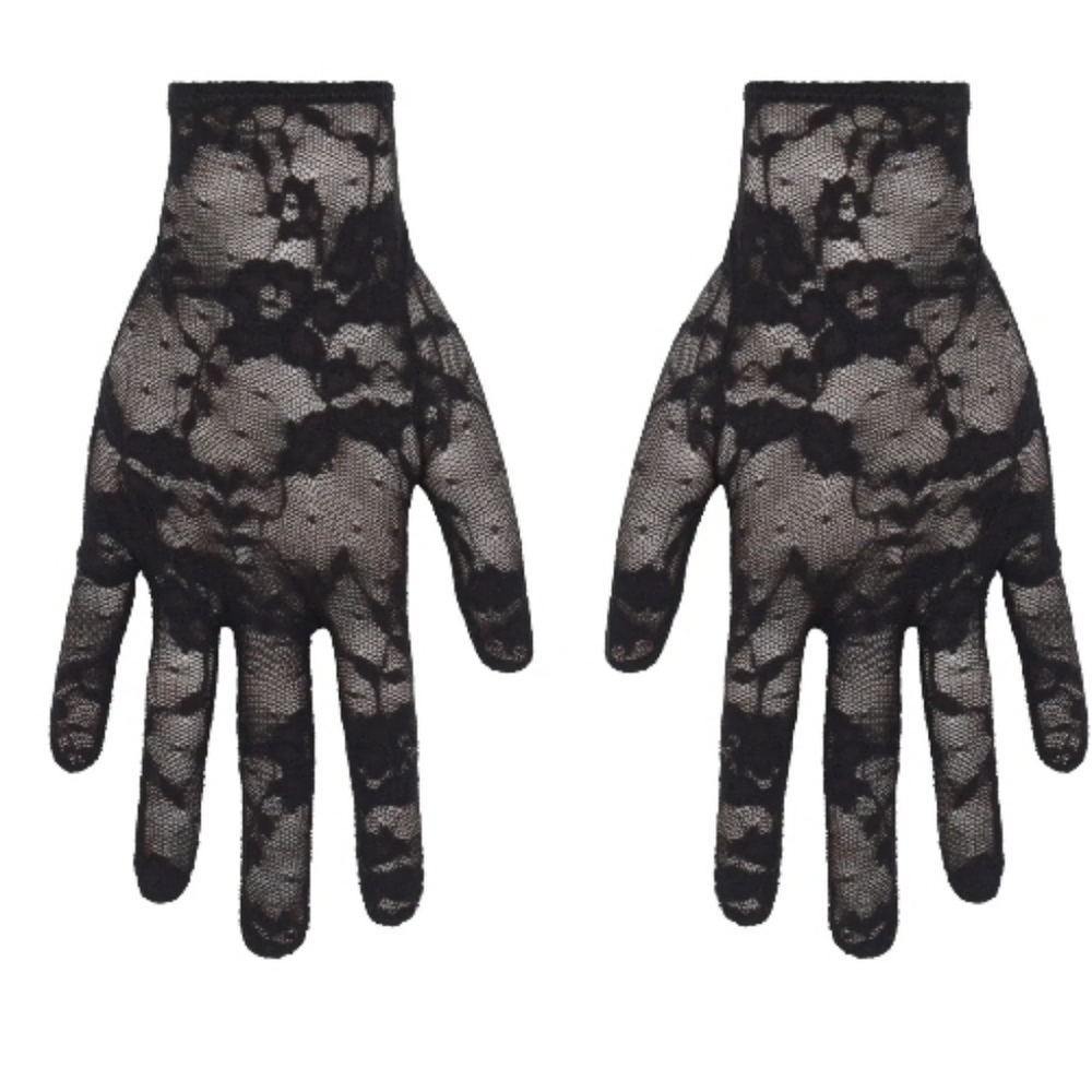 Skims lace stretch gloves